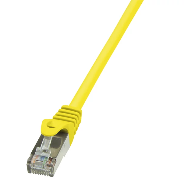 LogiLink Patch kábel Econline, Cat.5e, F/UTP, sárga, 5 m