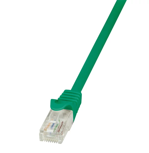 LogiLink Patch kábel Econline, Cat.5e, U/UTP, zöld, 0,25 m