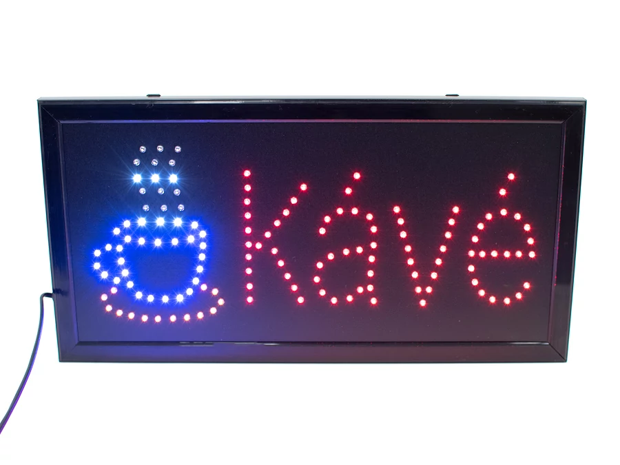 M-LED LED tábla, extra erős ledekkel - KÁVÉ