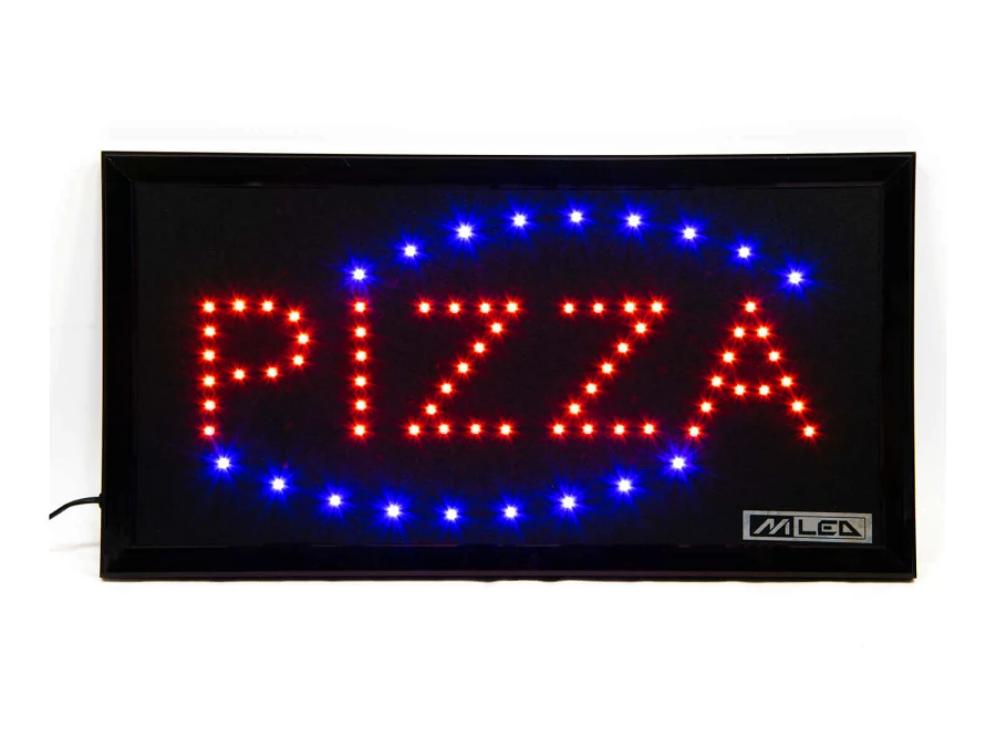 M-LED LED tábla, extra erős ledekkel - PIZZA