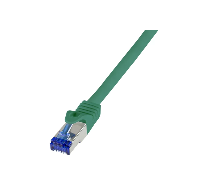 Logilink Patch kábel Ultraflex, Cat.6A, S/FTP, zöld, 0,25 m