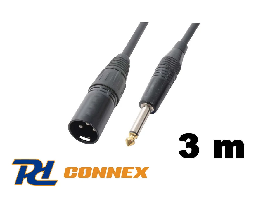 PD Connex CX38-3 jelkábel (6,3 mm Jack - XLR papa) - (3 m)