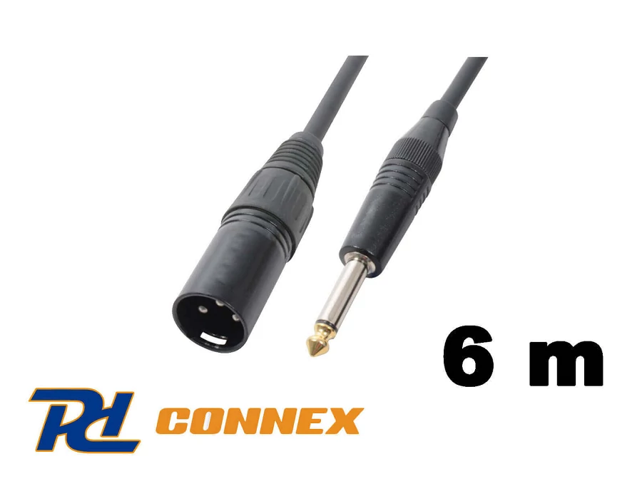 PD Connex CX38-6 jelkábel (6,3 mm Jack - XLR papa) - (6 m)