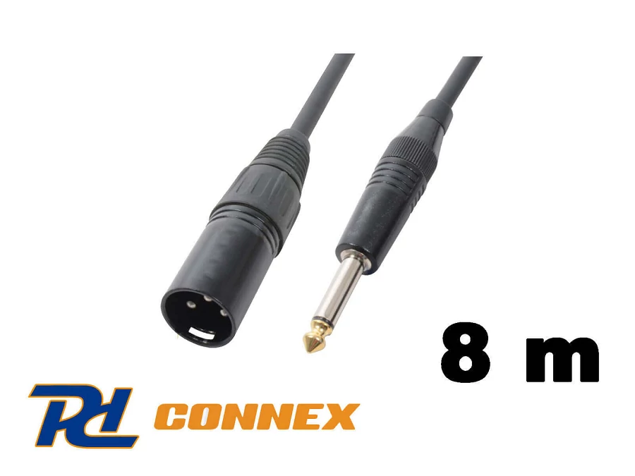 PD Connex CX38-8 jelkábel (6,3 mm Jack - XLR papa) - (8 m)