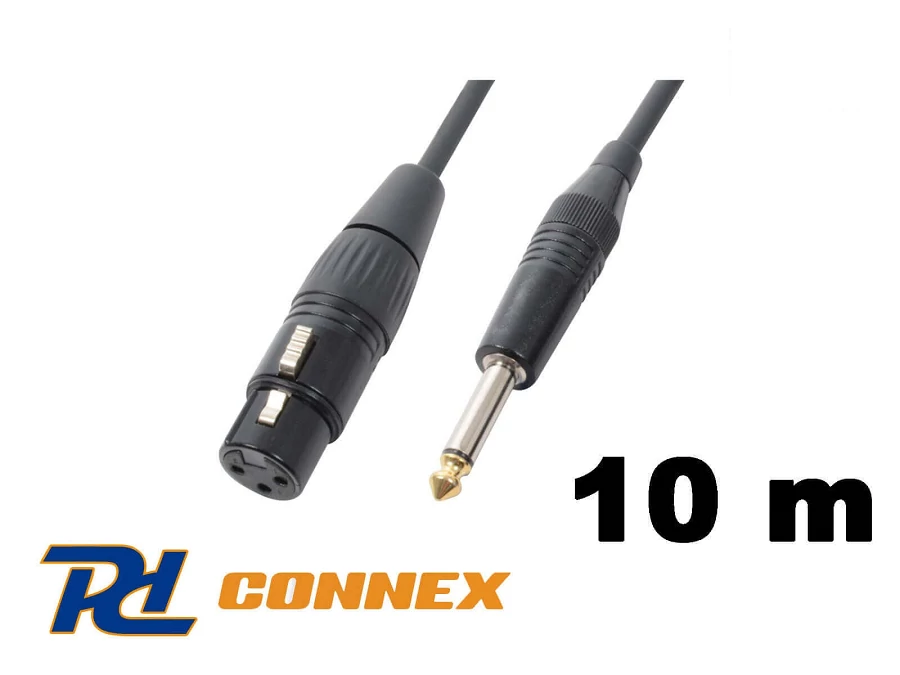 PD Connex CX40-10 jelkábel (6,3 mm Jack - XLR mama) - (10 m)