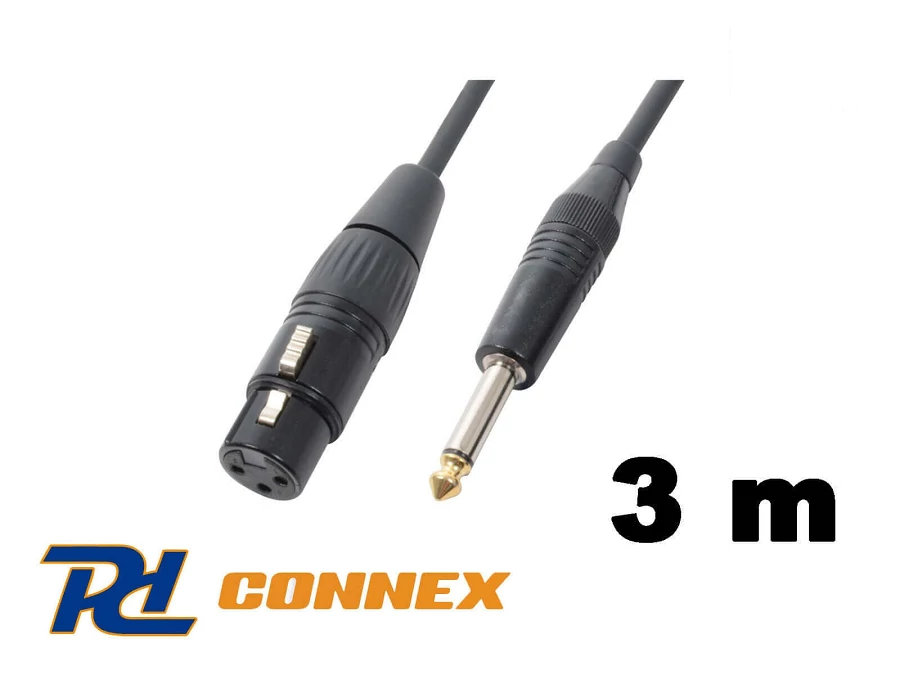 PD Connex CX40-3 jelkábel (6,3 mm Jack - XLR mama) - (3 m)