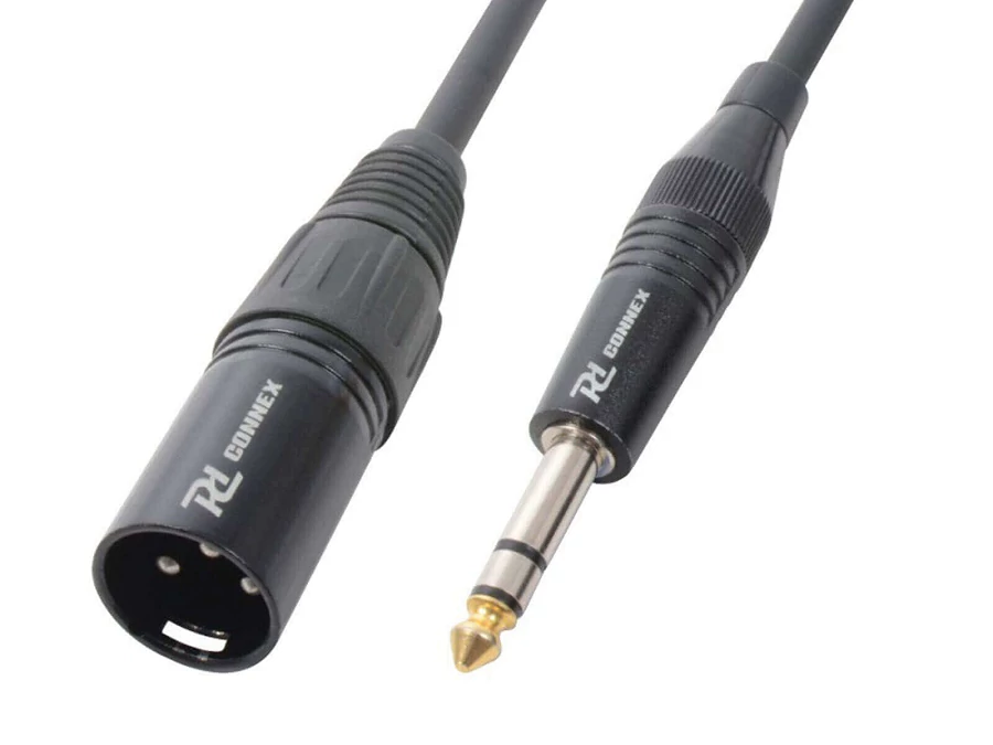 PD Connex CX44-8 szimmetrikus csatlakozású jelkábel (6,3 mm Jack - XLR papa) - (8 m)