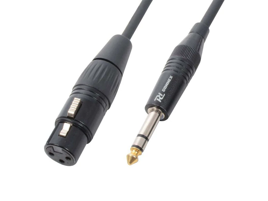 PD Connex CX46-1,5 szimmetrikus csatlakozású jelkábel (6,3 mm Jack - XLR mama) - (1,5 m)