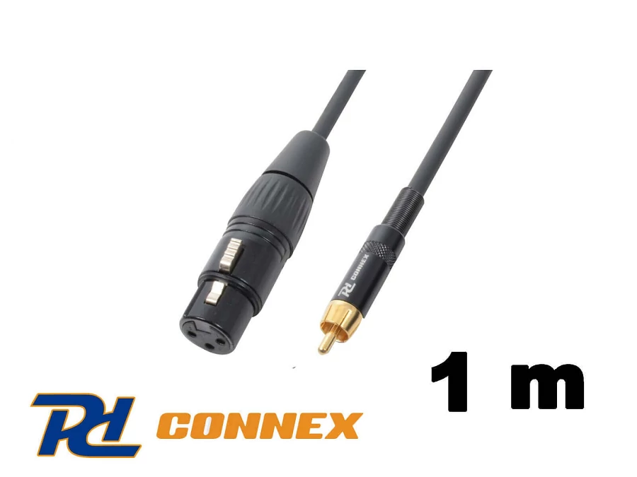 PD Connex CX54-1 jelkábel (RCA - XLR mama) - (1 m)