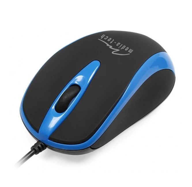 Media-Tech Plano USB vezetékes egér, kék