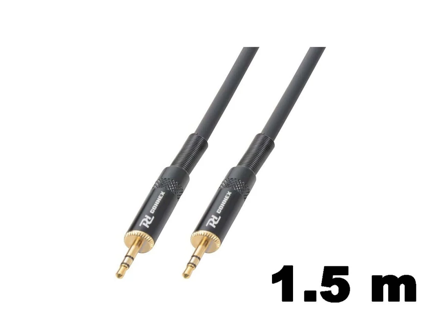 PD Connex CX88-1,5 sztereo jelkábel (3,5 mm Jack - 3,5 mm Jack) - (1,5 m)