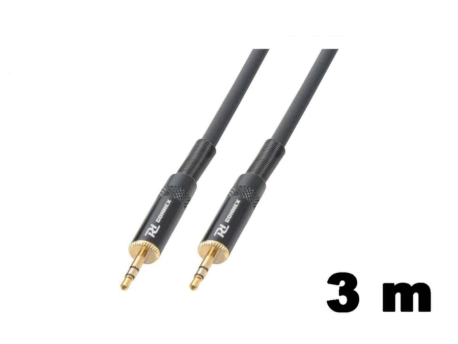 PD Connex CX88-3 sztereo jelkábel (3,5 mm Jack - 3,5 mm Jack) - (3 m)