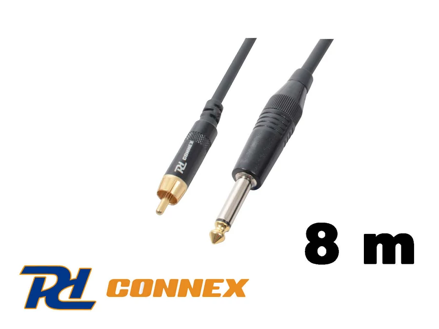 PD Connex GX95-8 jelkábel (6,3 mm Jack - RCA) - (8 m)