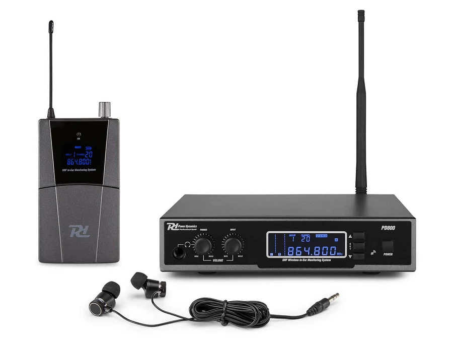 Power Dynamics PD800 vezeték nélküli fülmonitor szett (1 db fülhallgatóval)