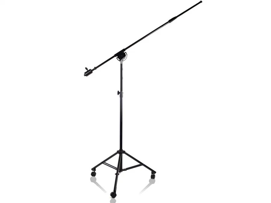 Thunder Griffin MS-107 Gurulós stúdió mikrofonállvány, fekete, gémes (3,6m)