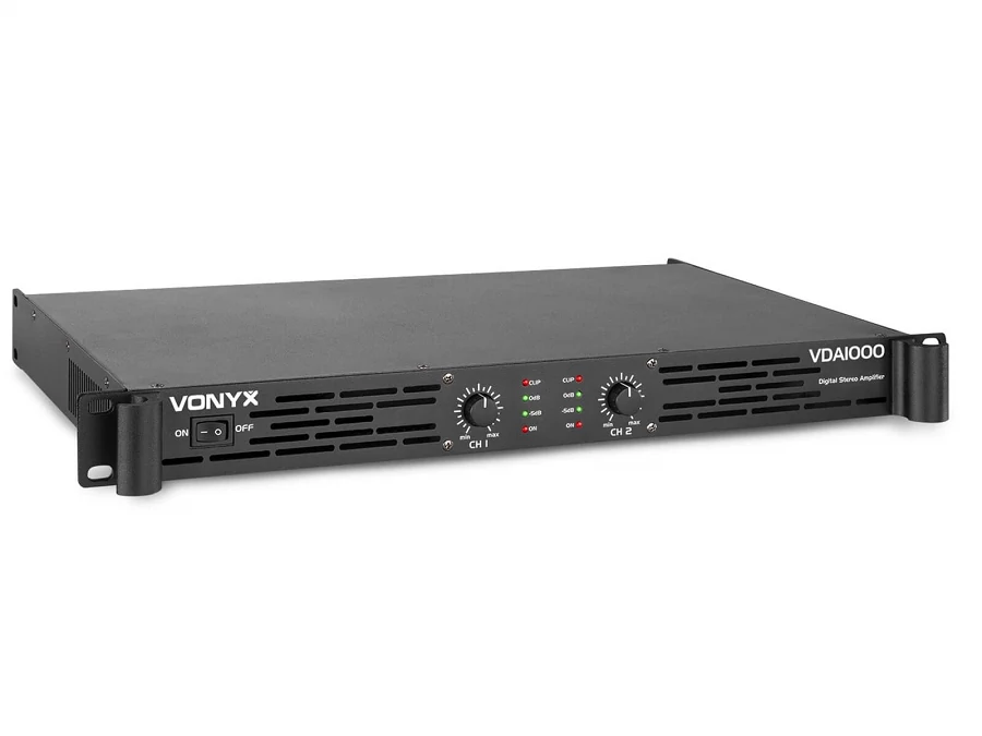 Vonyx VDA1000 digitális végfok erősítő 2x500W (1 UNIT)