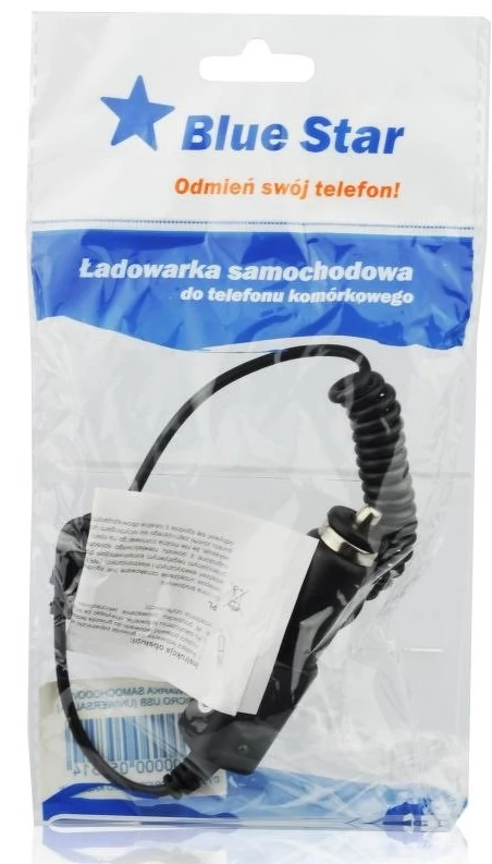 BlueStar Autós Micro-USB töltő (1A)