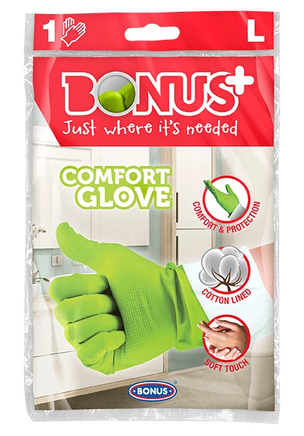 Bonus comfort gumikesztyű L méretben