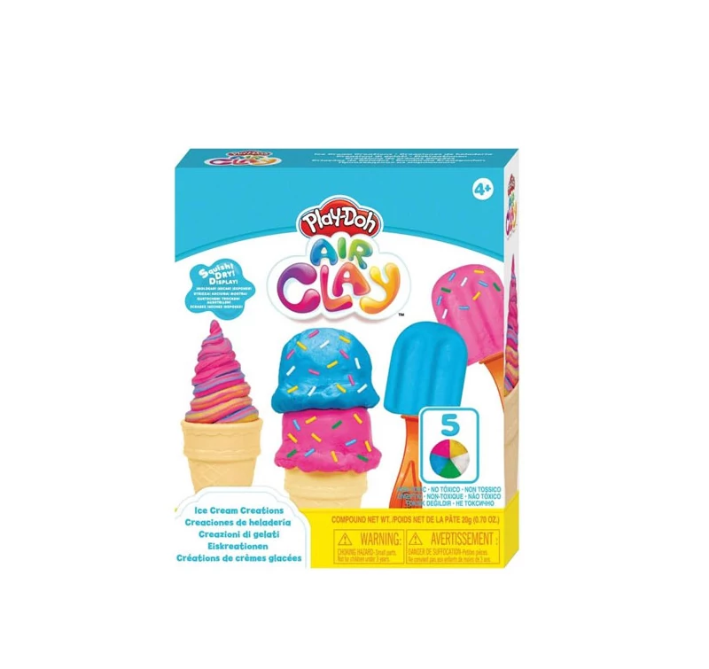 Play-Doh: Air Clay levegőre száradó gyurma szett - fagyi készítés