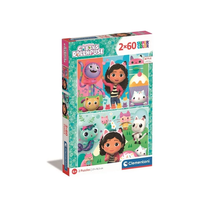 Gabi babaháza Supercolor 2x60db-os puzzle - Clementoni