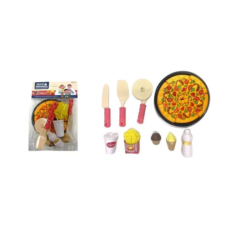 Játék pizzás ételkészlet BZ4437
