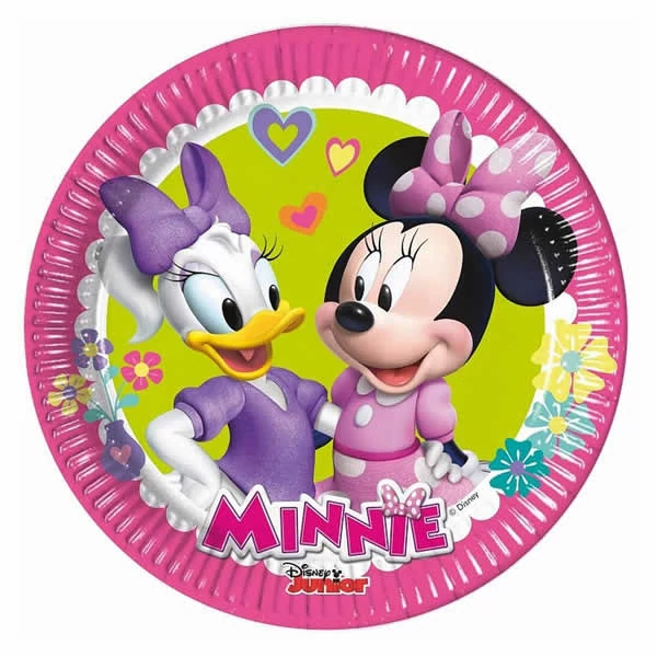 Minnie happy helpers party papírtányér