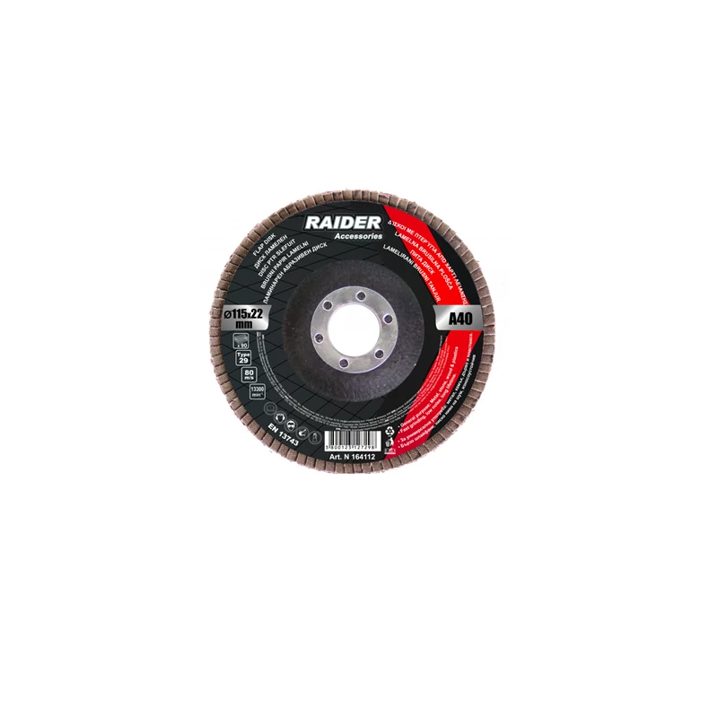 Raider csiszolótárcsa 115*22 mm P60 5205226