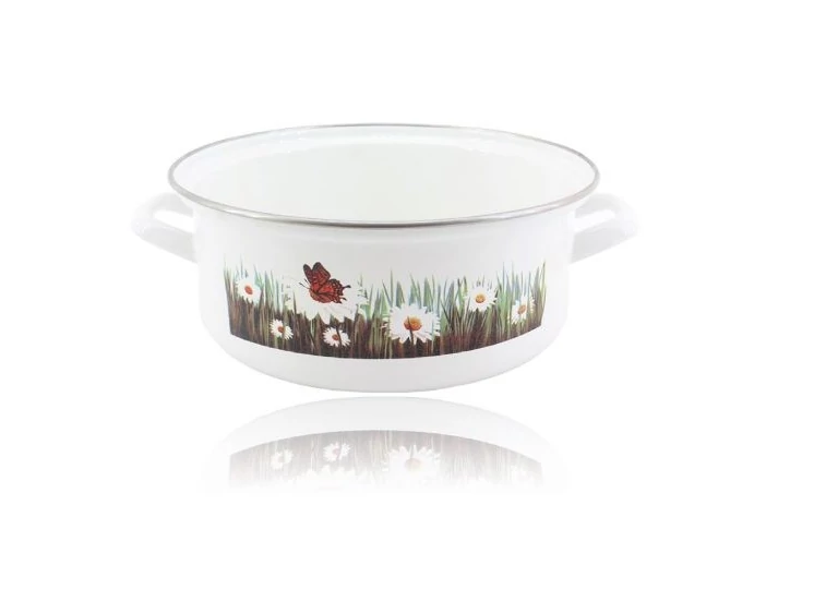 Zománcozott dekoros lábas többféle változatban 24cm 5L