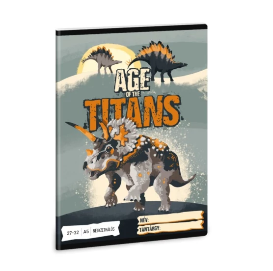 Ars Una: Age of the Titans dinoszauruszos kockás füzet A/5 27-32