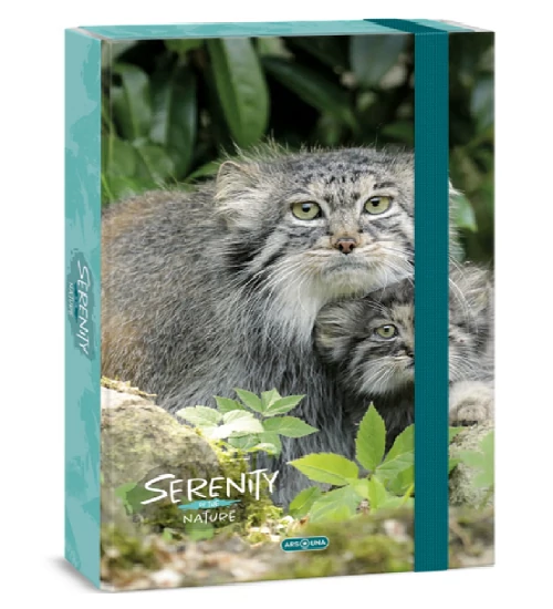 Ars Una: Serenity Manul A4-es füzetbox 4cm-es gerincvastagsággal