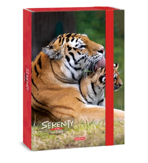 Ars Una: Serenity Tiger - tigrises A4-es füzetbox 4cm-es gerincvastagsággal