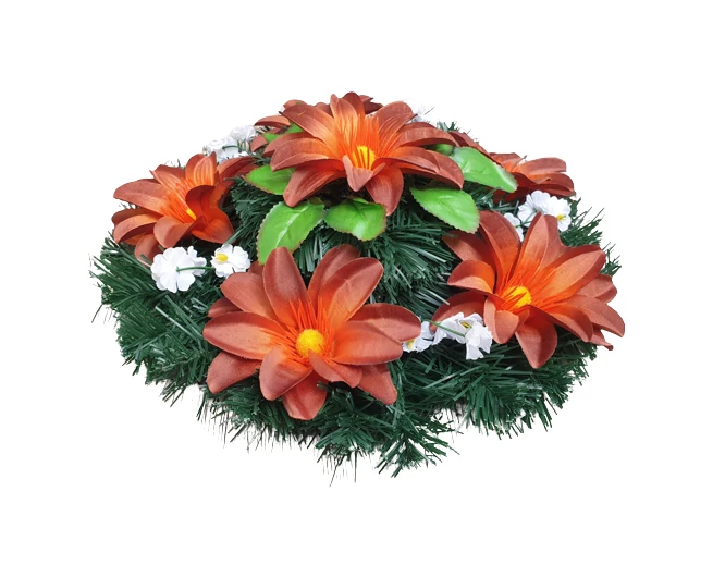 Selyemvirág koszorú 38cm