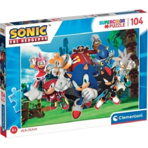 Sonic a sündisznó 104db-os puzzle - Clementoni