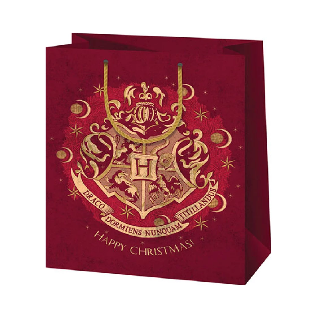 Harry Potter: Roxfort címer óriás méretű ajándéktáska 33x15x45cm
