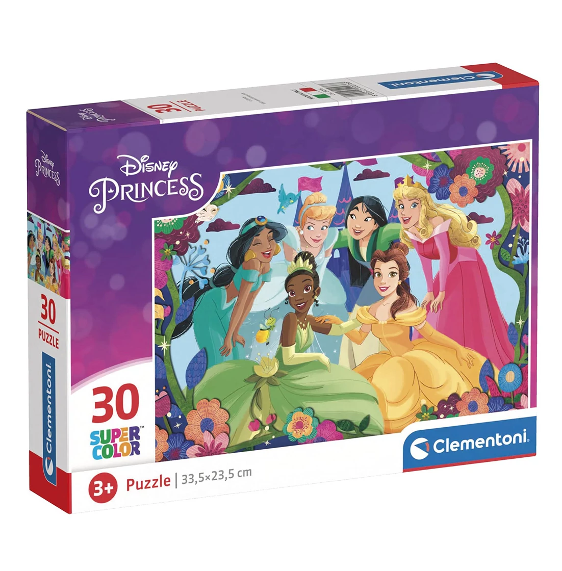 Disney hercegnők 30 db-os Supercolor puzzle - Clementoni