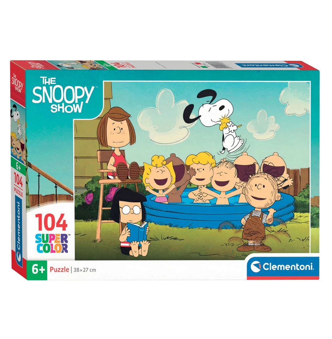 Snoopy és barátai 104 db-os Supercolor puzzle - Clementoni