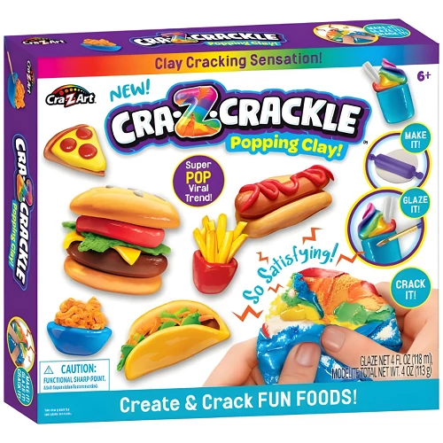 Cra-Z-Art: Create & Crack - Nasigyár roppanós gyurmával és kiegészítőkkel