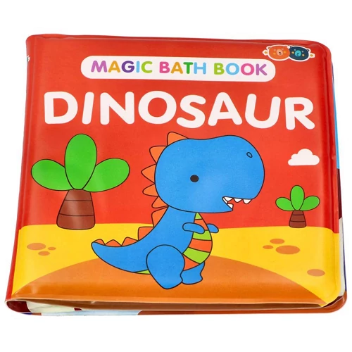 Buddy&Barney Fürdőjáték: Színváltós dinoszauruszos fürdőkönyv