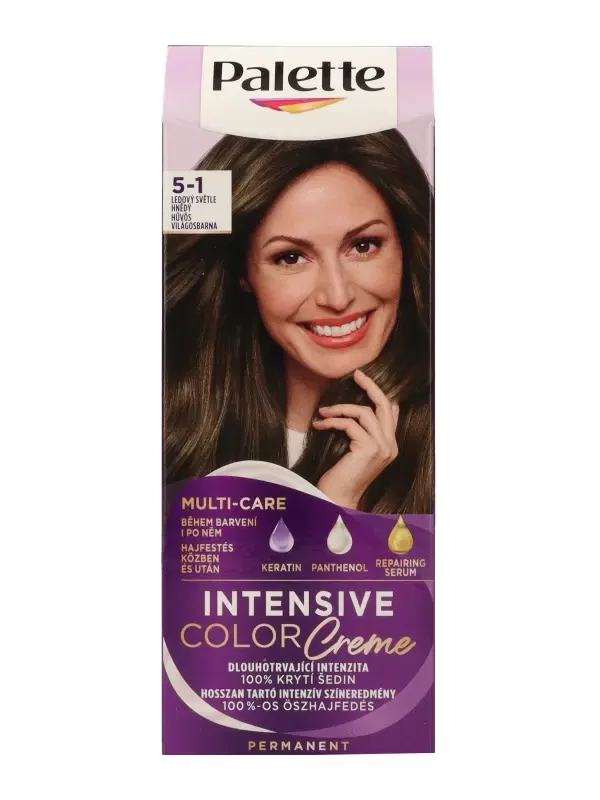 Palette Intensive Color Creme hajfesték hamvas világosbarna 5-1