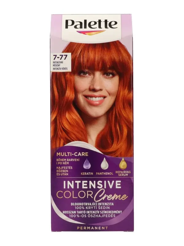 Palette Intensive Color Creme hajfesték intenzív vörös 7-77