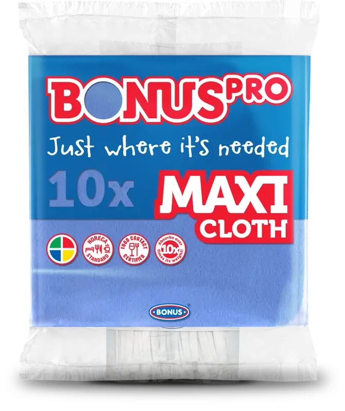 Bonus Pro Maxi általános törlőkendő 10/1 Kék