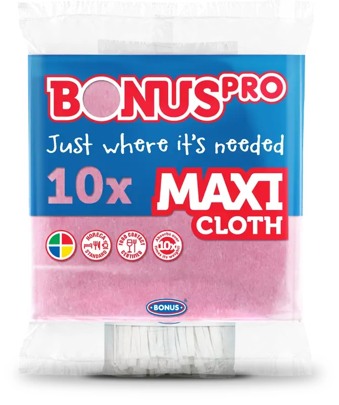 Bonus Pro Maxi általános törlőkendő 10/1 Pink