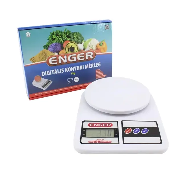 Enger digitális konyhai mérleg 7kg-ig ENG-065