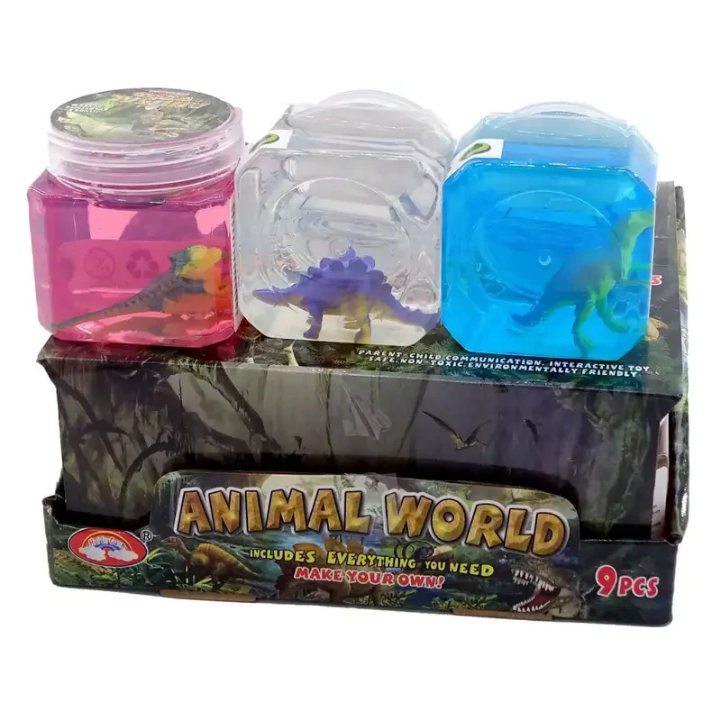 Slime különböző dínó figurával 90259