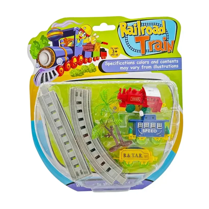 Játék felhúzós vonatpálya lapon 46039