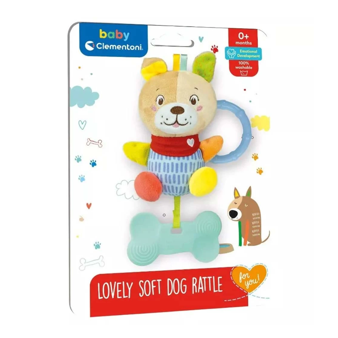 Clementoni Baby: Puha kutyusos bébicsörgő - Clementoni