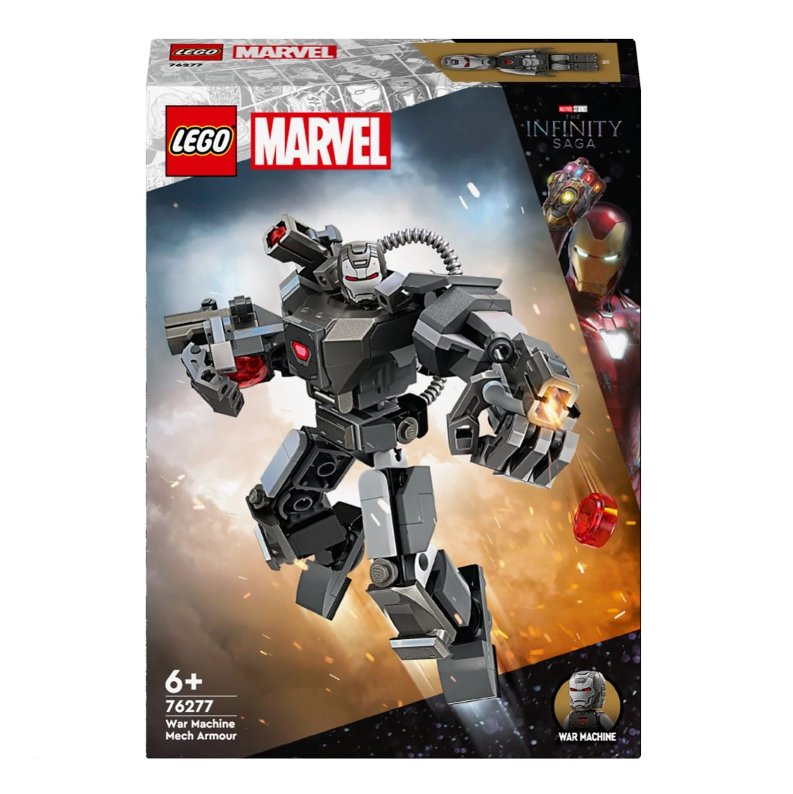 LEGO® Super Heroes: Hadigép robotpáncél (76277)