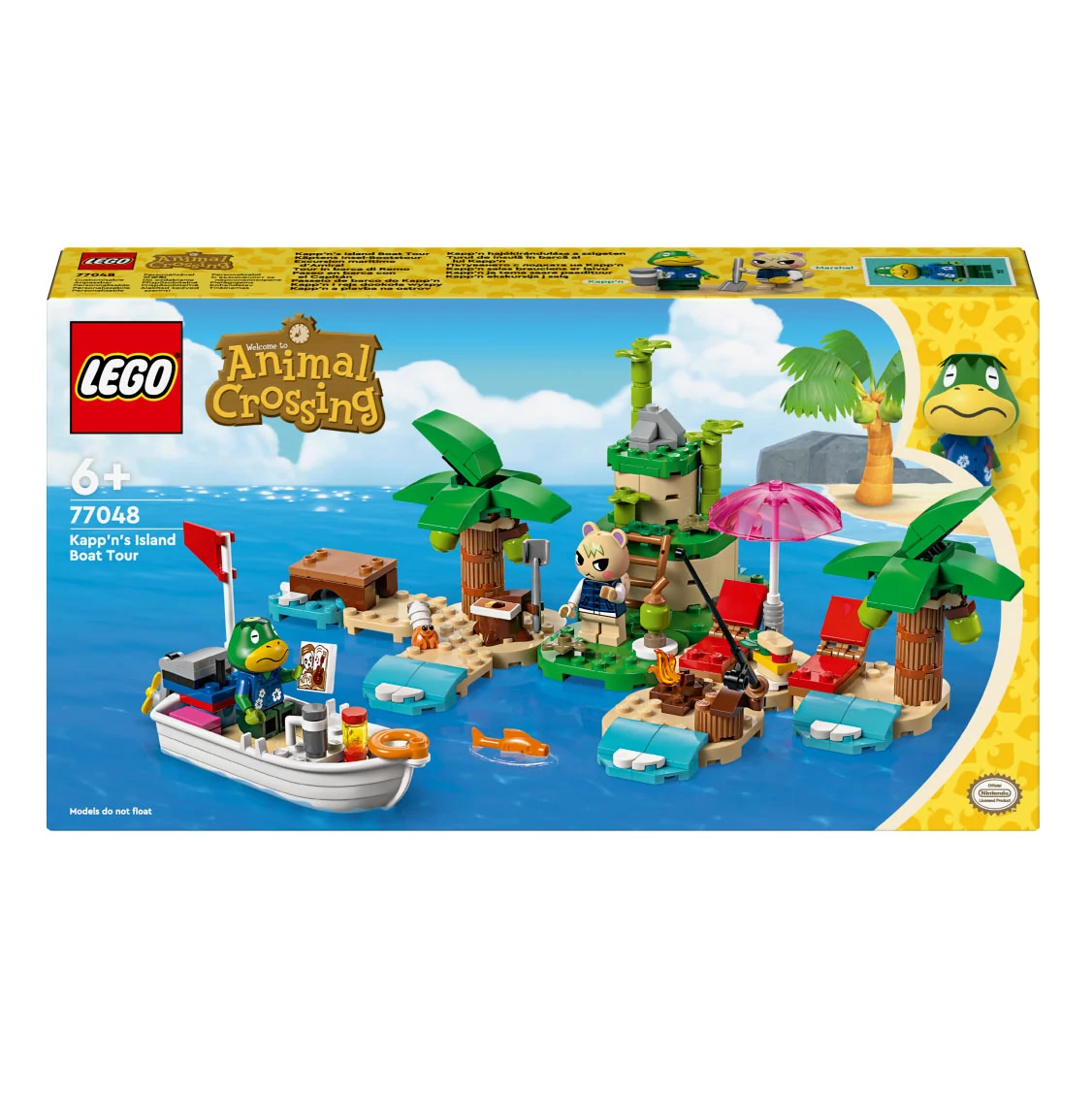LEGO® Animal Crossing™: Kapp’n hajókirándulása a szigeten (77048)