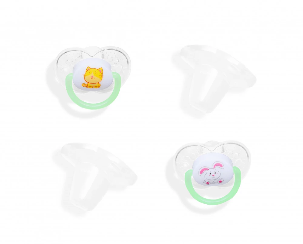 Baby Bruin 2 db-os szillikon altatócumi kupakkal 2-es méret 55043230