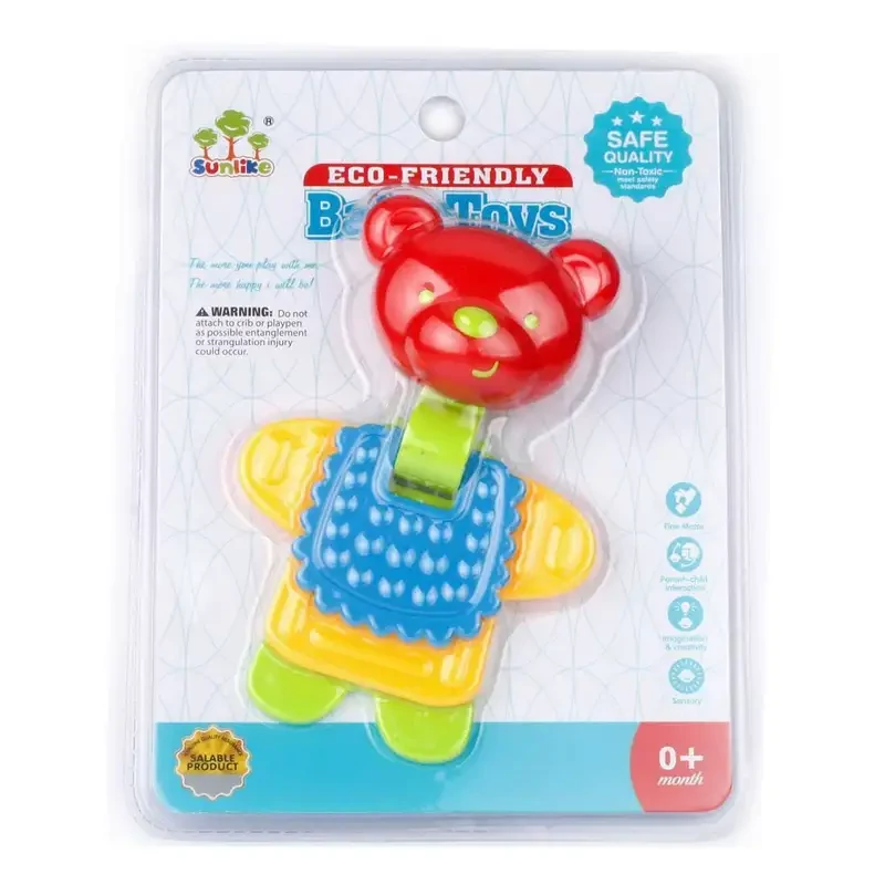 Bébijáték maci formájú rágóka BB9583